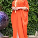 فستان غزل البرتقالي 🧡